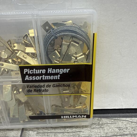 Hillman Picture Hanger Assortment: Hangers, Wire, Pins & Nails! #130251 - Picture 4 of 9